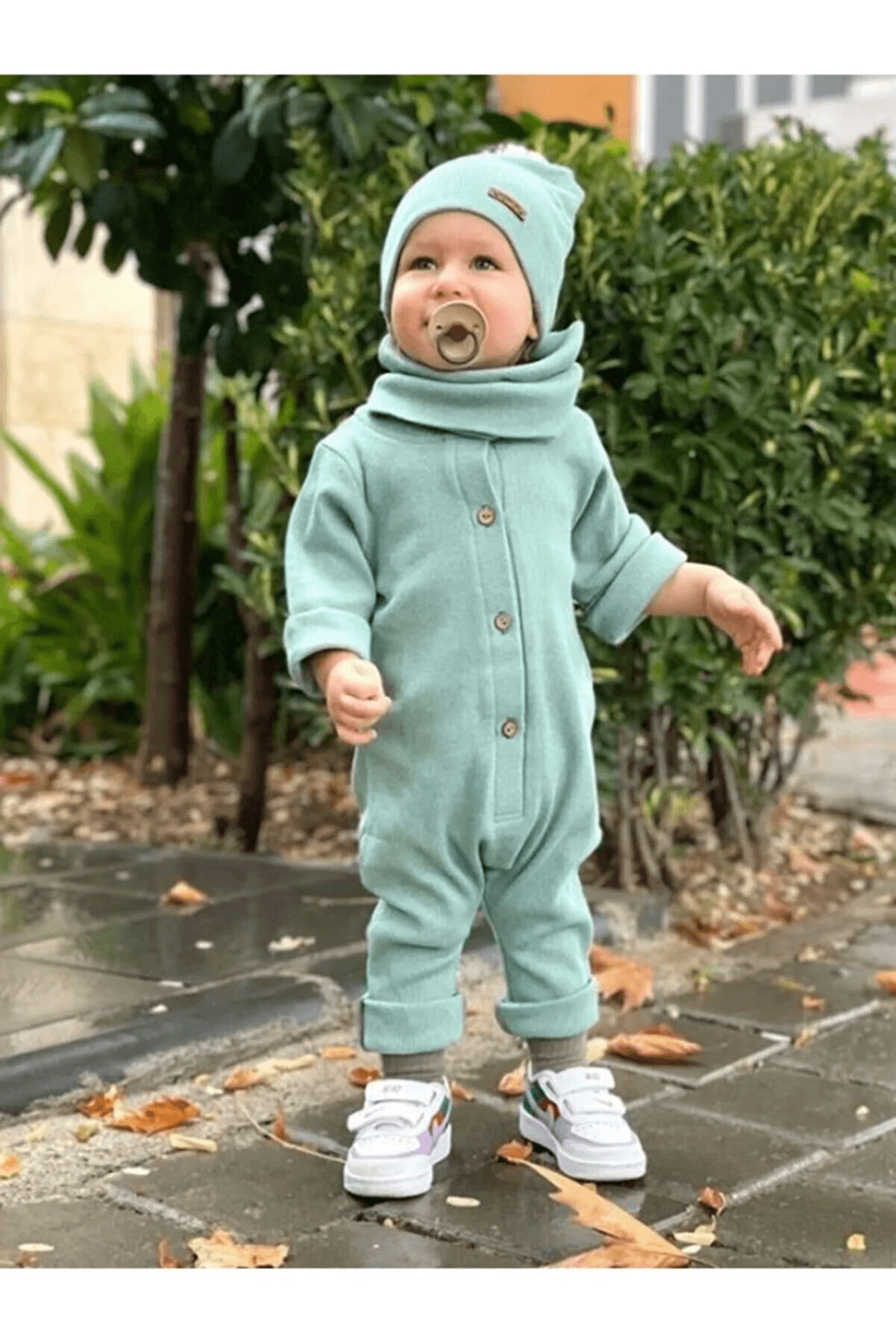 Kaşkorse Örme Kumaş 3'lü Set Tulum